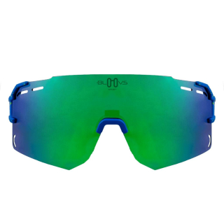 Bloovs Tromso Blue Drops Green Mirror akiniai