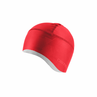 Castelli PRO THERMAL raudona kepurė