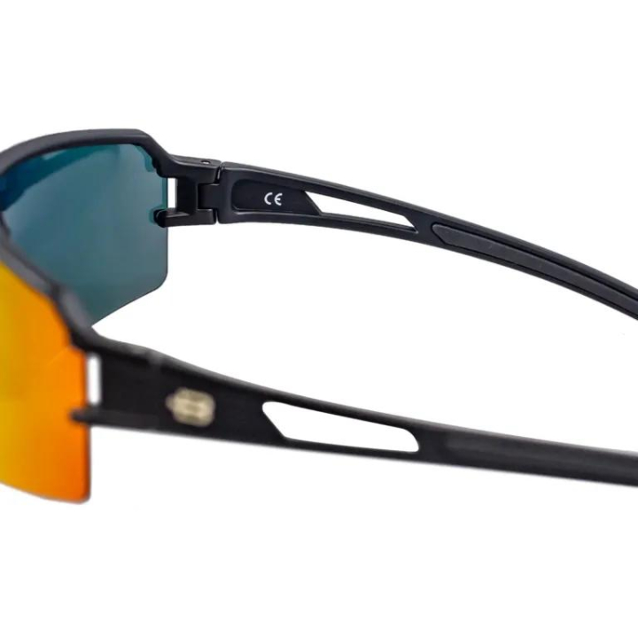 BLOOVS FLANDES Matte Black Red sportiniai akiniai nuo saulės