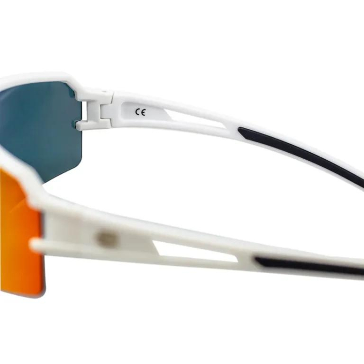 BLOOVS FLANDES Matte White Orange sportiniai akiniai nuo saulės