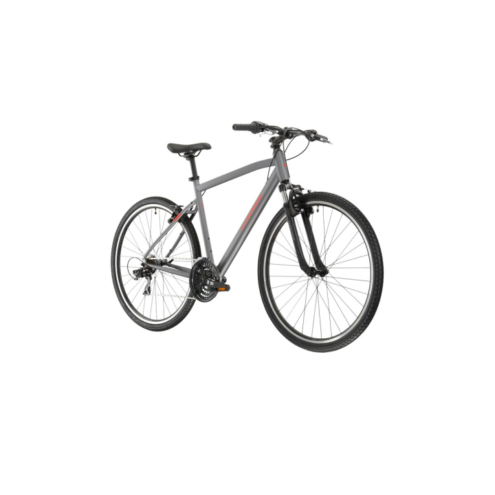 KROSS Evado 1.0 pew-red m hibridinis dviratis (28")