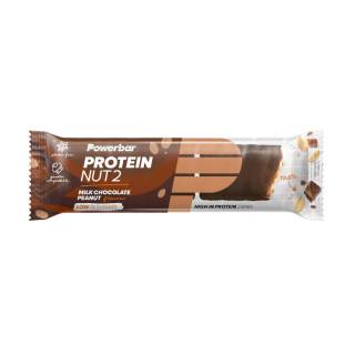 PowerBar Protein Nut2 Millk Chocolate Peanut 45 g baltyminis batonėlis