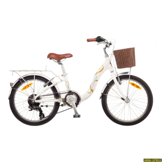 Classic AVENUE 20 ALU White vaikiškas dviratis (20")