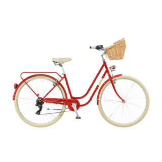 Classic ELEGANCE 28 Red moteriškas miesto dviratis (28")