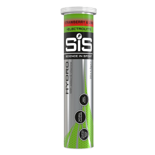 SiS GO Hydro Tablets Strawberry & Lime 20x4.5 g elektrolitų gėrimas tabletėmis