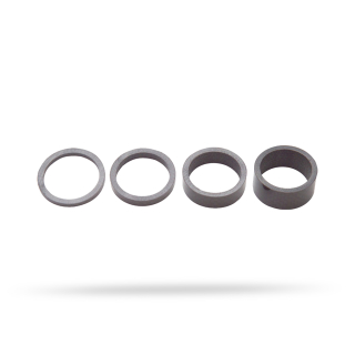 PRO Headpart Spacer UD Carbon Set 3/5/10/15mm 1-1/8  vairo kolonėlės spacerių karboninių rinkinys