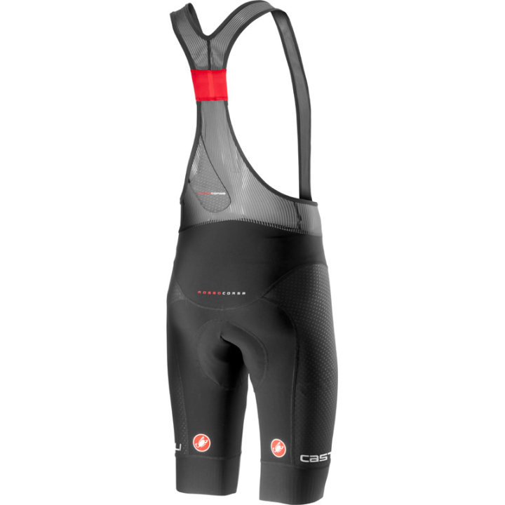 Castelli FREE AERO RACE 4 Dark Grey šortai su petnešomis dviratininkams