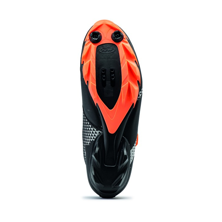 Northwave Celsius XC GTX MTB juodi/oranžiniai žieminiai dviratininko batai
