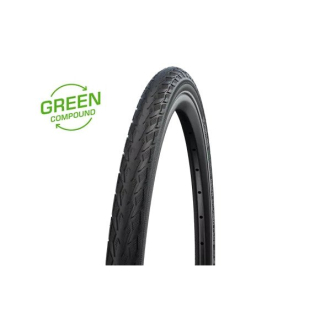 Schwalbe Delta Cruiser 32-622 Juoda/Reflex Nesulankstoma Su Atšvaitu Padanga 