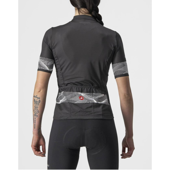 Castelli FENICE juodi marškinėliai dviratininkėms