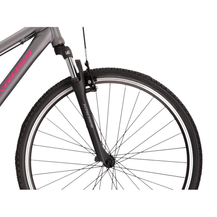 KROSS Evado 1.0 D pew-ras m moteriškas hibridinis dviratis (28")