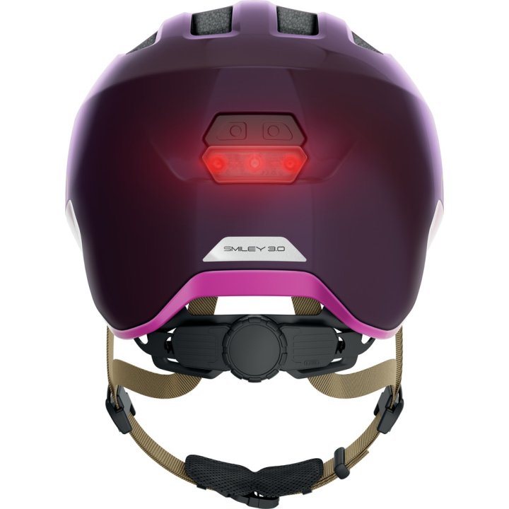 ABUS Smiley 3.0 ACE LED royal purple dviratininko šalmas